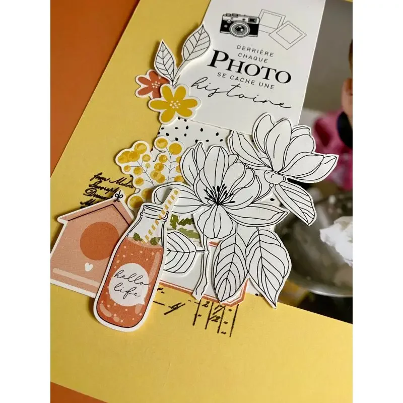 Clear Silicone Stamps For Card Making - Stempel Kalender Silikon Transparan Prancis untuk