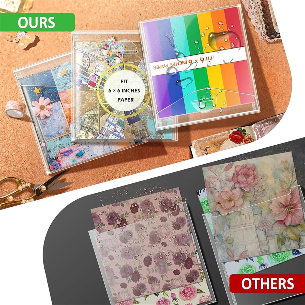 (A02R] Penyimpanan Scrapbook 6 - Scrapbooking ulasan dan harga