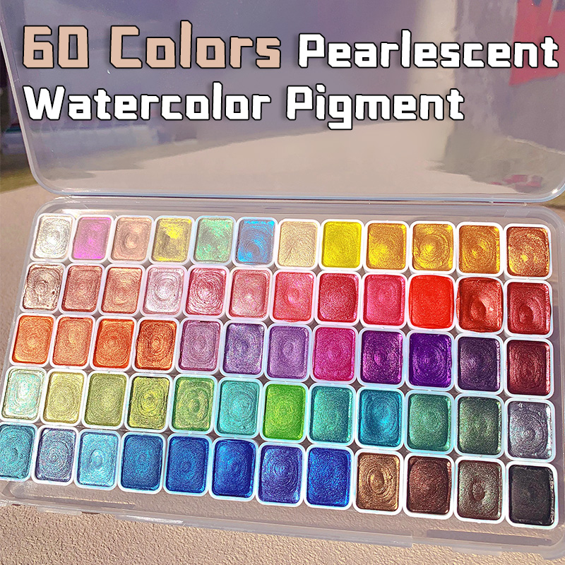 20/24/60/72 Warna Pigmen Cat A - Watercolor Paint Set Solid Pigment ulasan dan harga