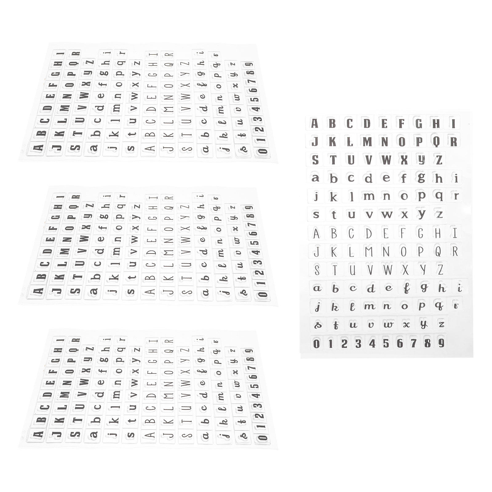4 Buah Stempel Silikon Transpa - Clear Silicone Stamps For Card Making ulasan dan harga