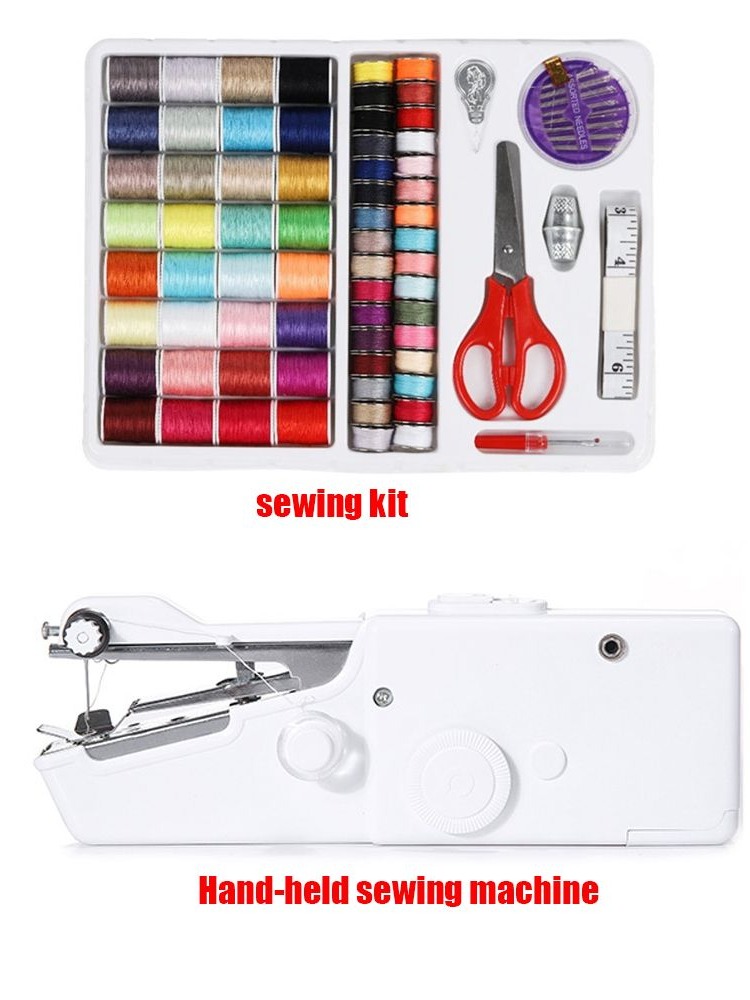 Alat Jahit DIY dengan Kunci, P - Mini Electric Sewing Machine Handheld ulasan dan harga