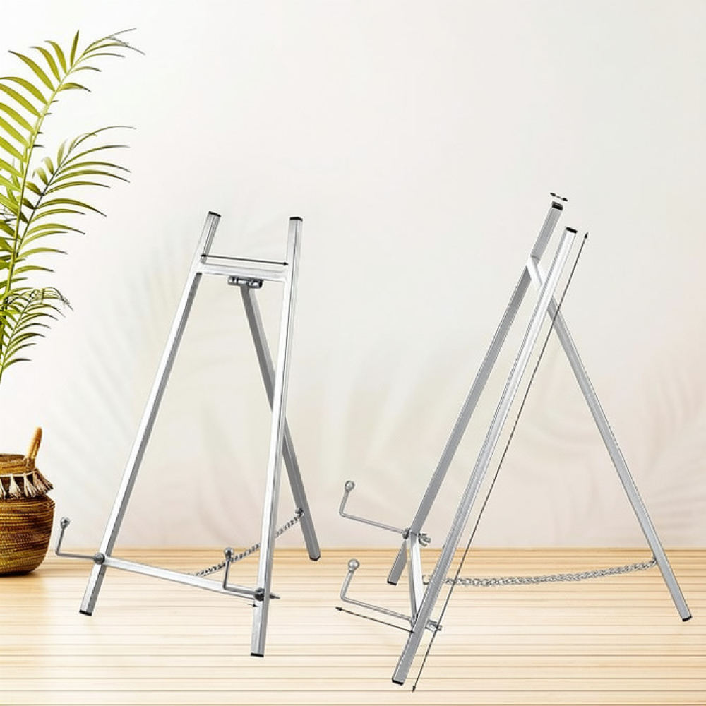 Stand Easel Seni Logam Portabe - Painting Supplies ulasan dan harga