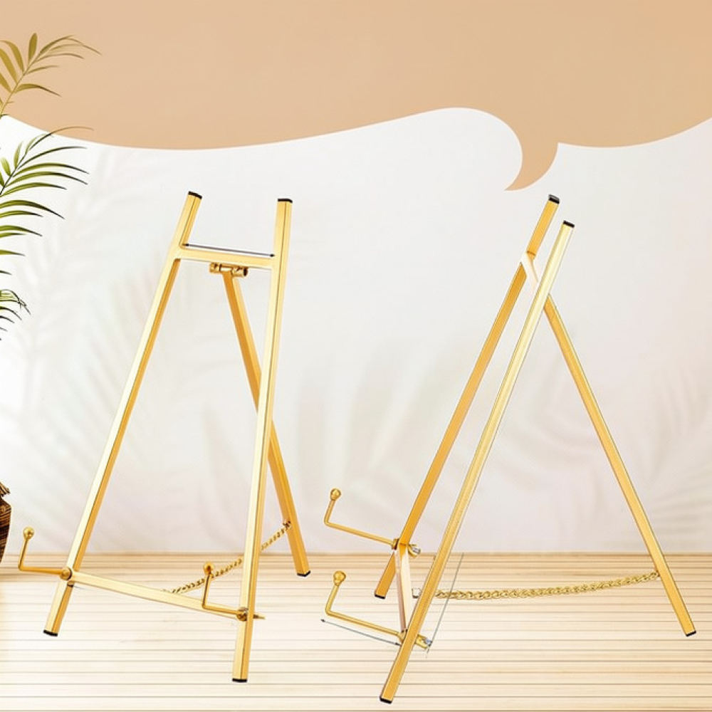 Stand Easel Seni Logam Portabe - Painting Supplies ulasan dan harga