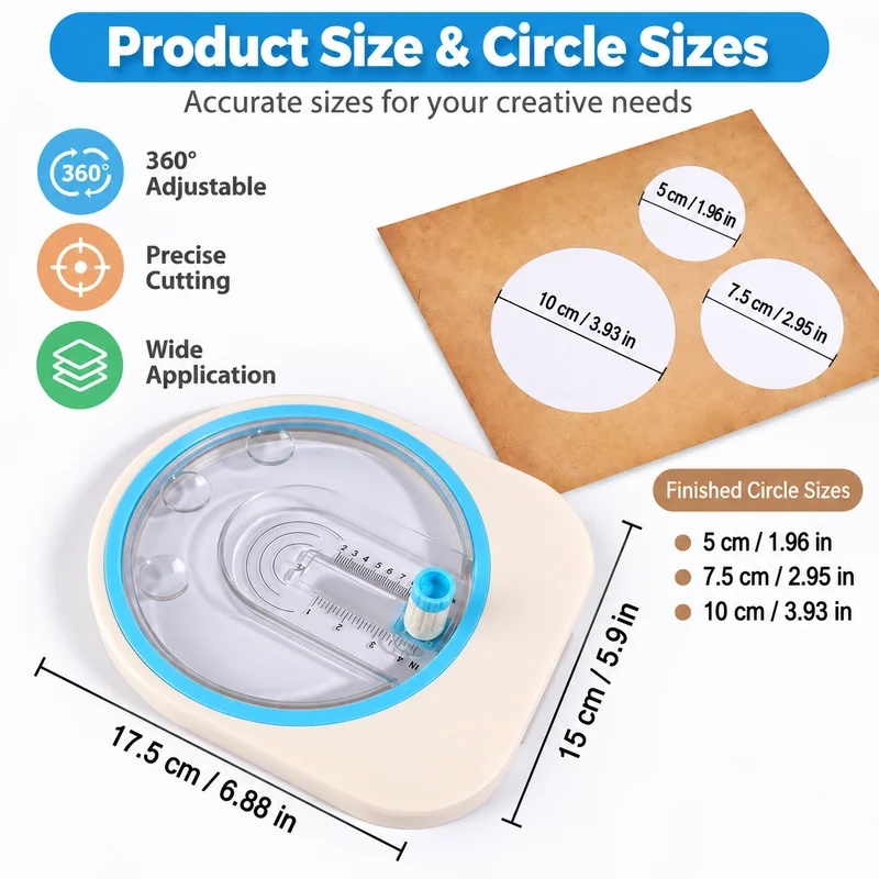 360 °   Alat Pemotong Kertas M - Scrapbooking ulasan dan harga