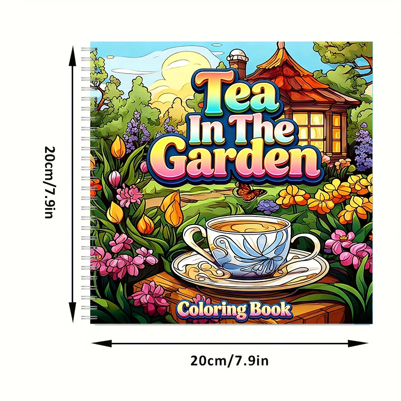 Buku Mewarnai Tea In The Garde - Painting Supplies ulasan dan harga